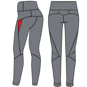 Moldes de confeccion para DAMA Pantalones Calza 9030